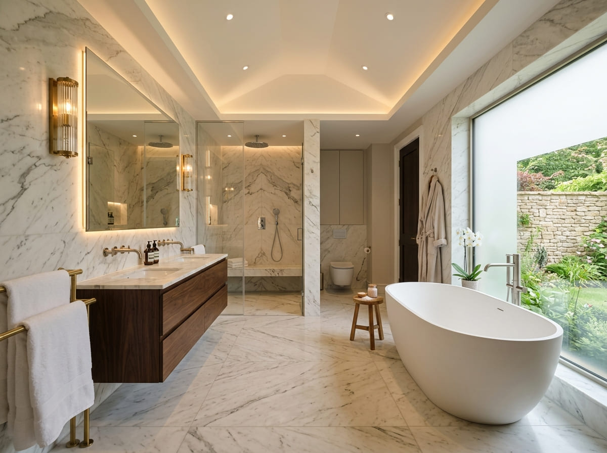 Custom Bathroom Renovation in Brentwood
